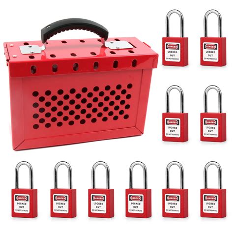 electrical lock out box|lock boxes for lockout tagout.